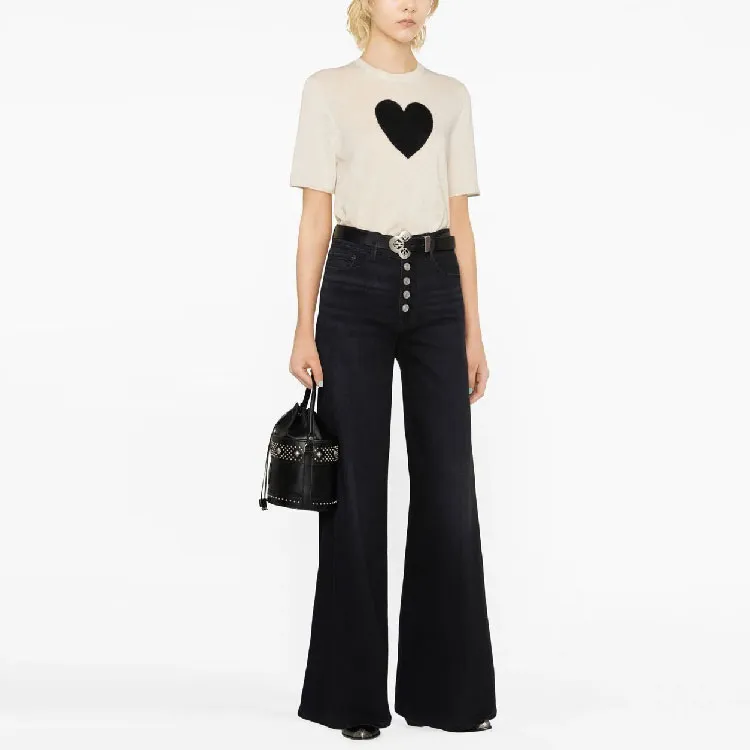 FRAME High-waist Wide-leg Jeans-2