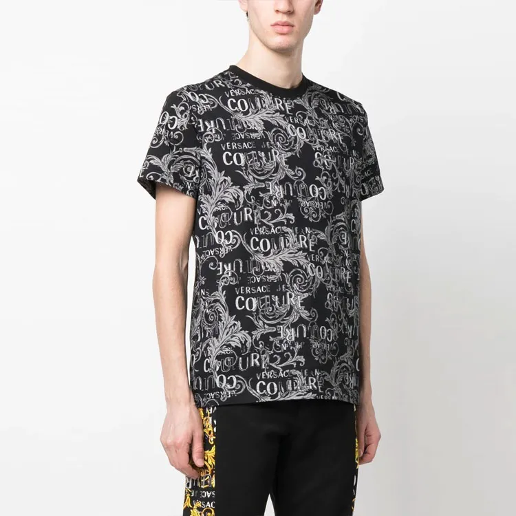 VERSACE JEANS COUTURE SS23 T Shirt Men's Charcoal Gray-4