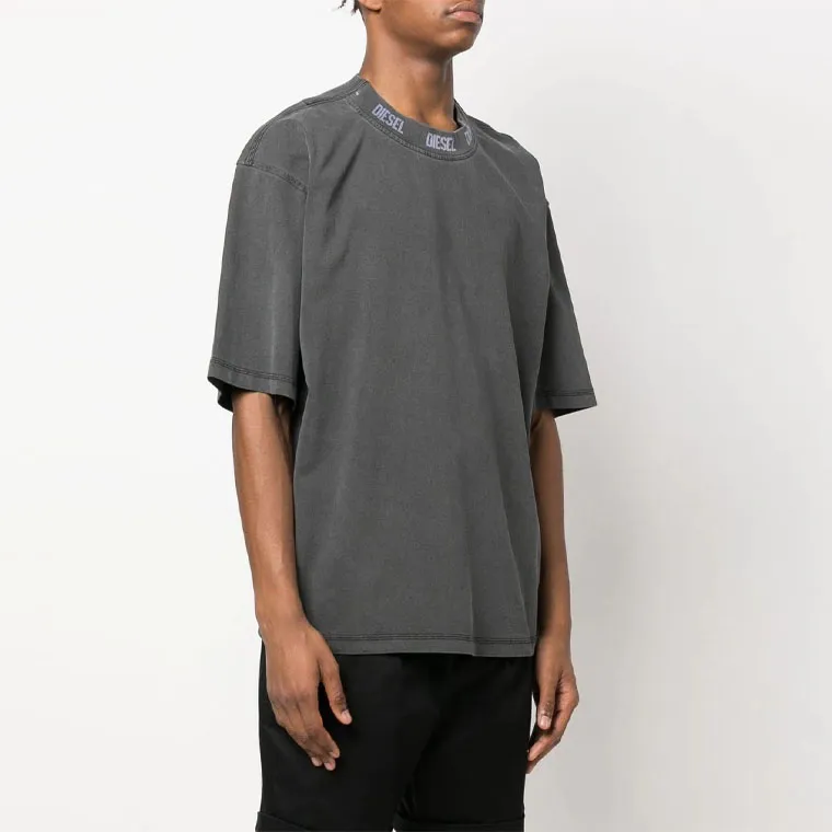 DIESEL T Shirts Men Gray-3