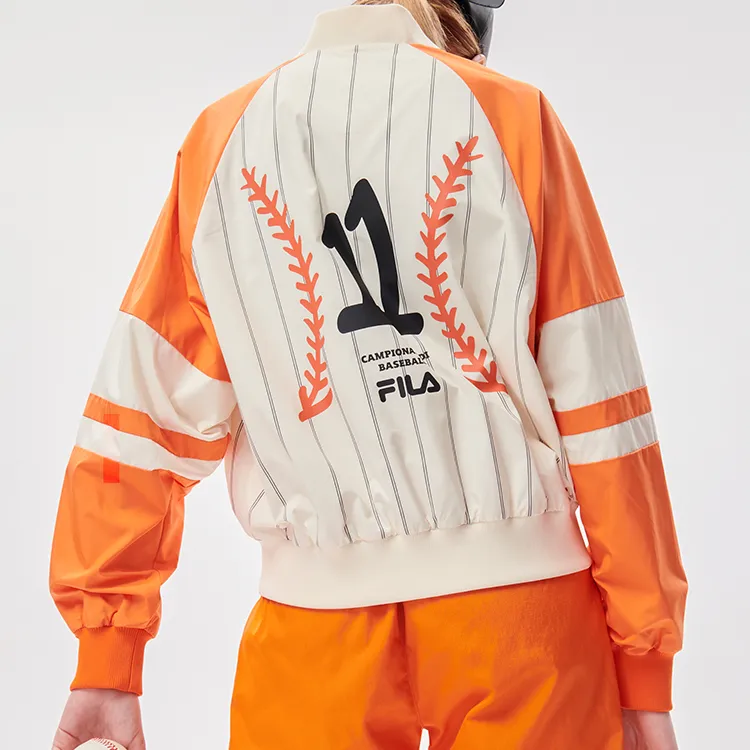 FILA FUSION Baseball Jacket Women's Scallion Print-2