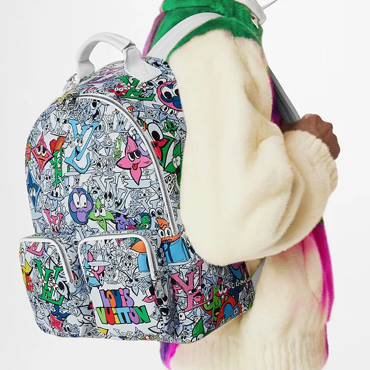LOUIS VUITTON Backpack Multipocket Multicolor-6