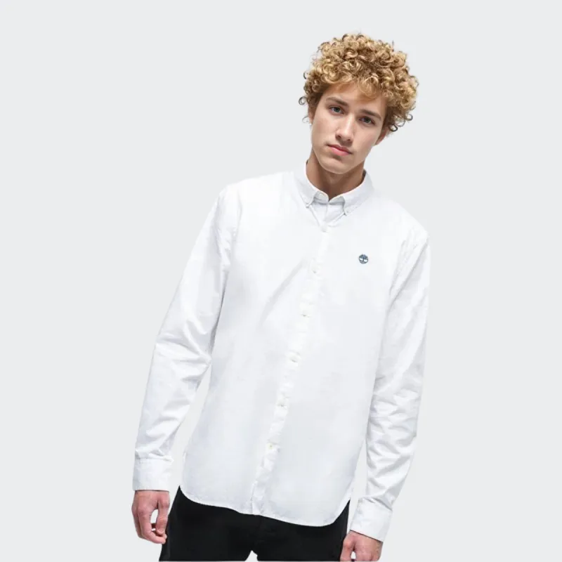 Timberland Shirts Men White-2