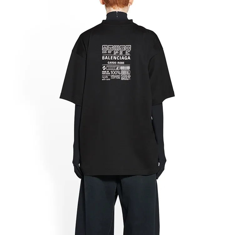 Balenciaga T Shirts Women's Black-4