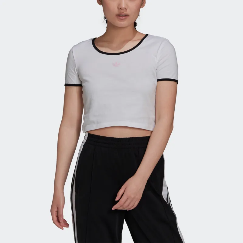 Adidas Originals T Shirt Women's White-2