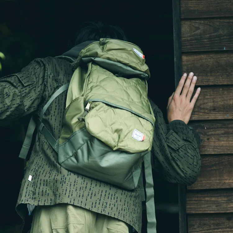 SMG Herschel Polyester Backpack Regular Unisex Black/Army Green-6