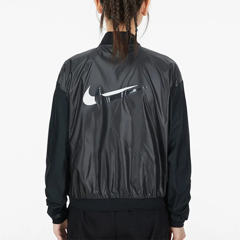 Nike Cropped Coats Women's Black-3