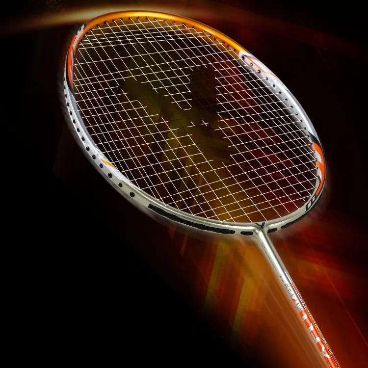 VICTOR HYPERNANO X Collection HX 7SP Badminton Rackets Offensive Hard Head High grade Unisex Single Strung Gold-6