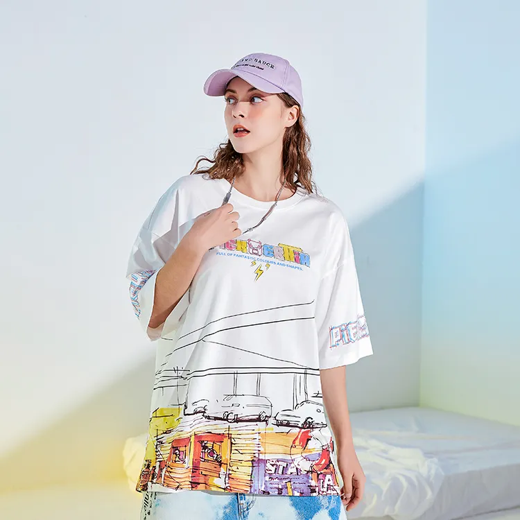 LAMLICKA T Shirts Unisex White-2