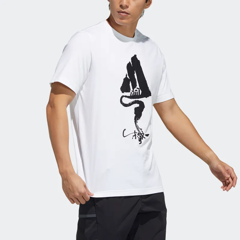 Adidas T Shirts Men White-5