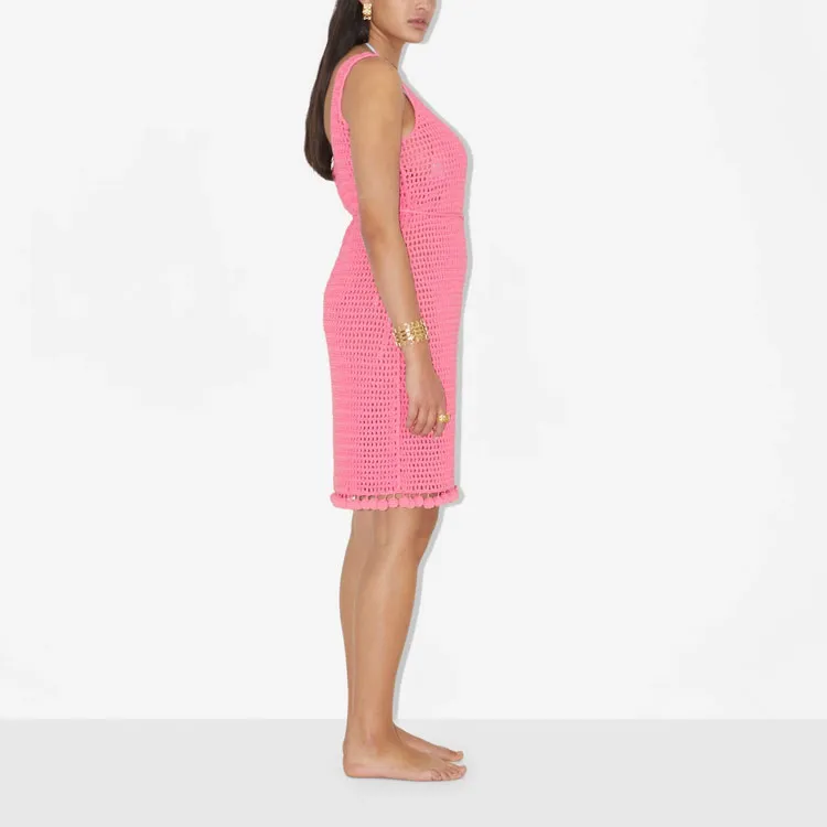 Burberry Slip Dresses Women's Pink-3
