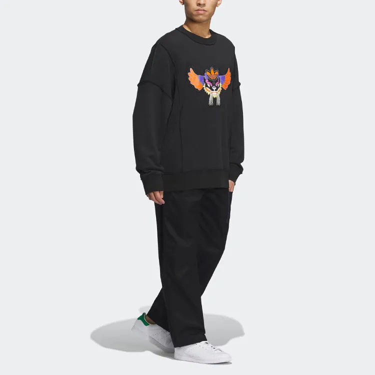Adidas Originals Adidas Originals All Things Tracing Series Sweatshirts Unisex Black-2