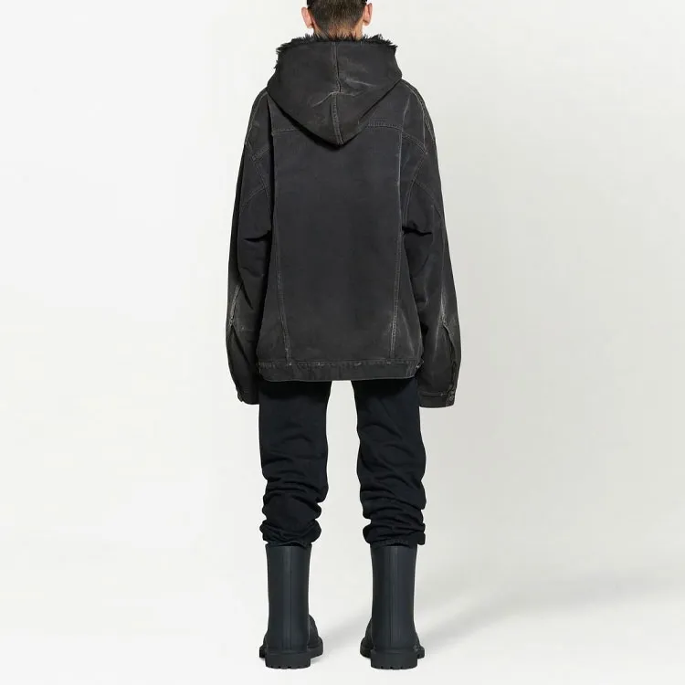 Balenciaga SS23 Jackets & Coats Loose Fit Men's Black-2