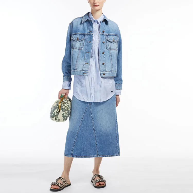 WEEKEND MaxMara Denim Dress Women's Blue-1