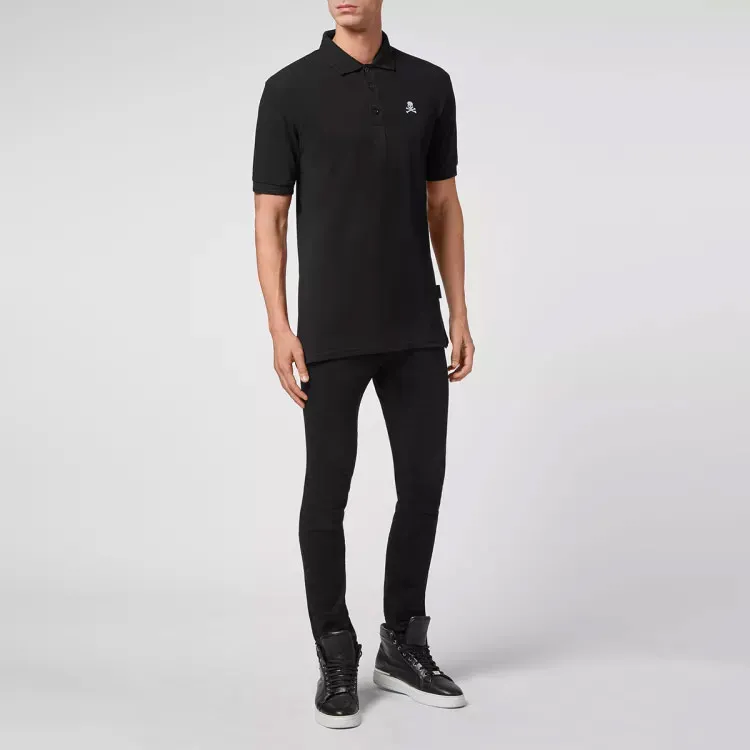 PHILIPP PLEIN Polo Shirts Men Black-1