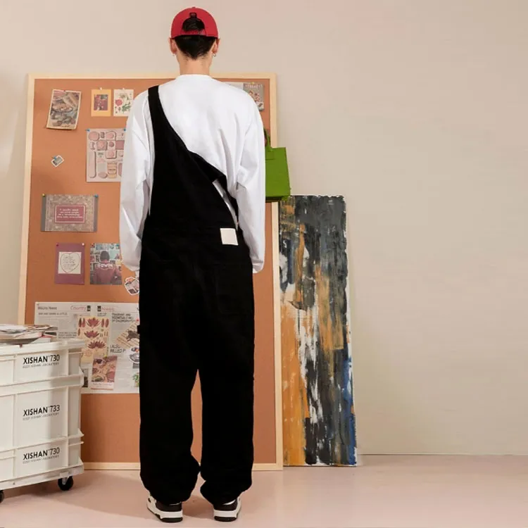 LOOKUN Jumpsuits Unisex Black-1