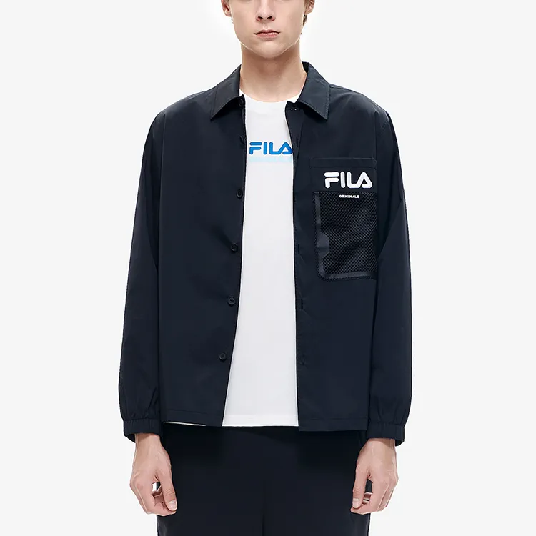 FILA Jackets Men Jet Black-2
