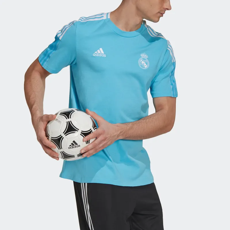 Adidas Soccer Jersey Men's Light Aqua Blue-3