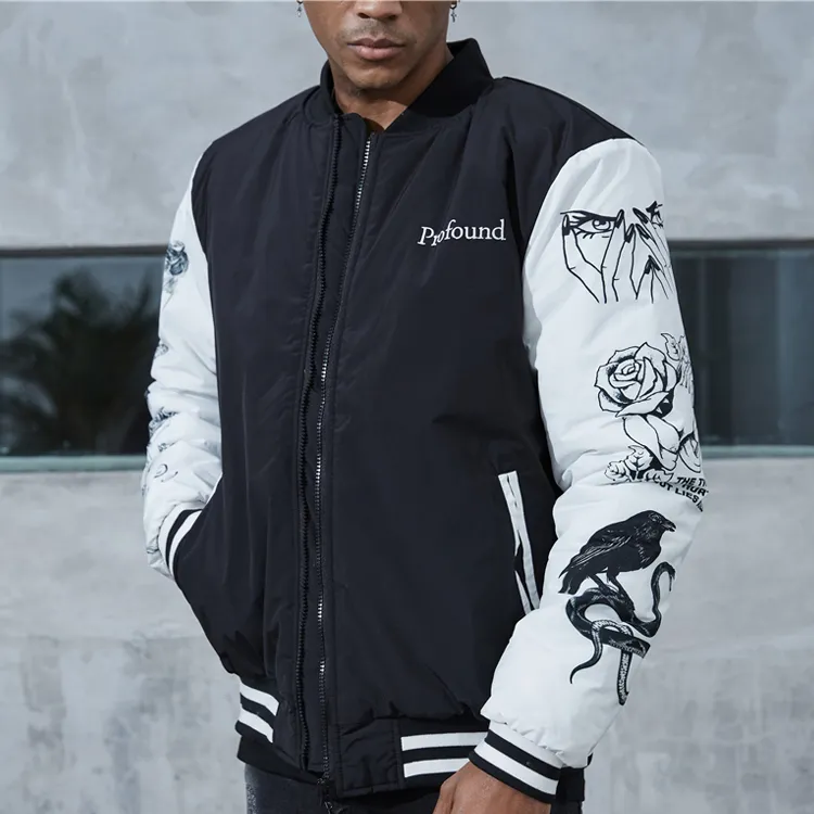 Profound Puffer Jackets Unisex Black-2