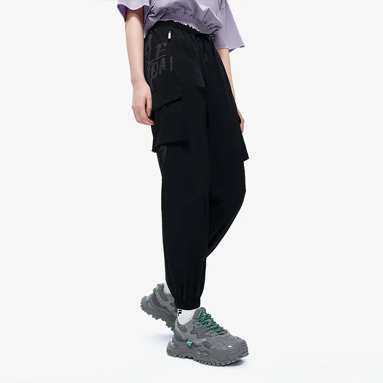 FILA FUSION Cargo Pants Women's Pitch Black-5