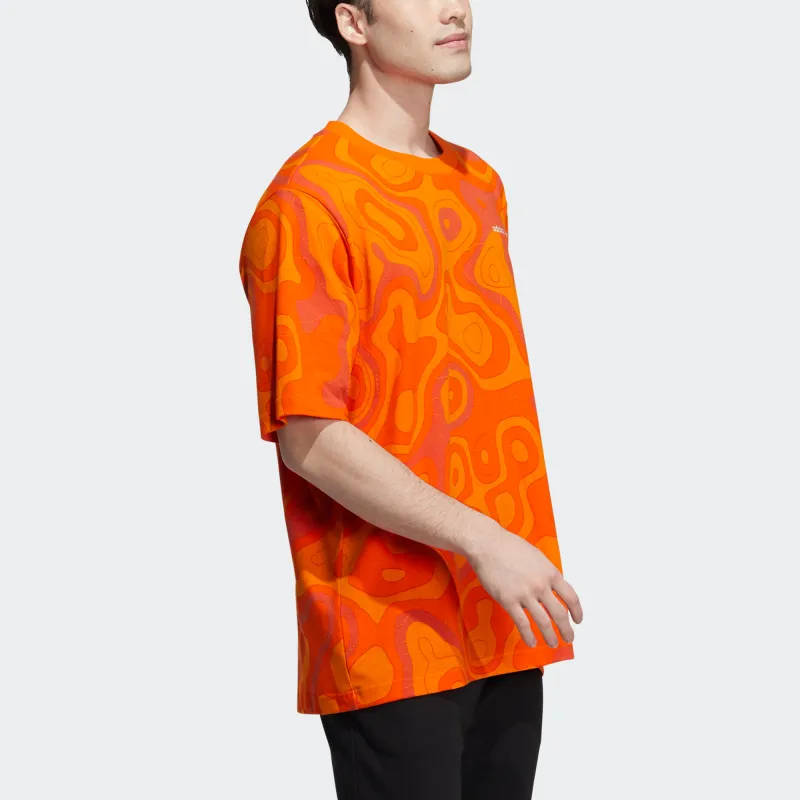 Adidas Neo T Shirt Men's Orange-2