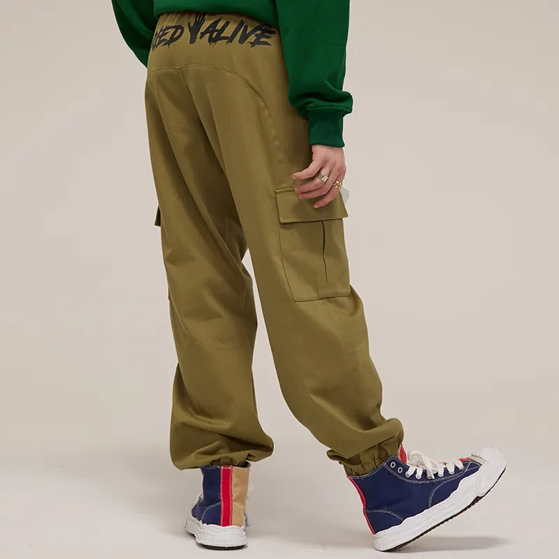 BURIEDALIVE Jogger Casual Pants Unisex High Altitude Yellow Timber-4