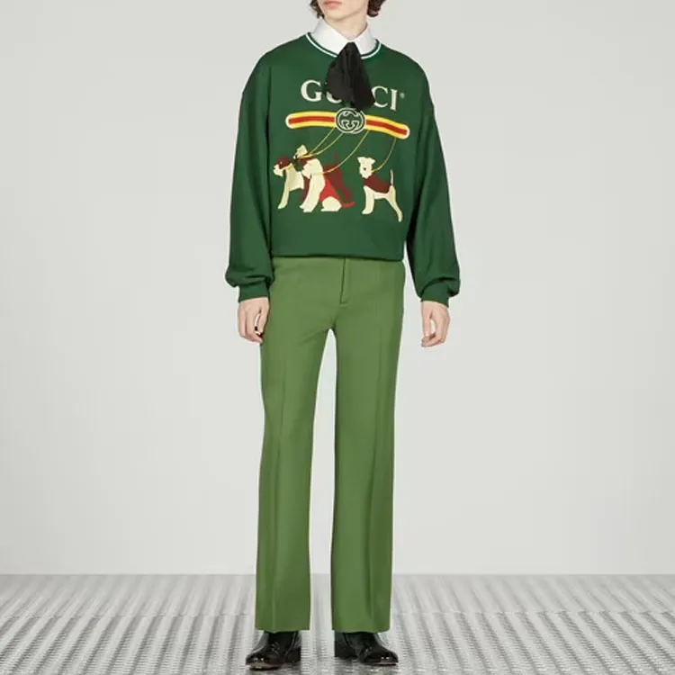 GUCCI SS23 Sweatshirt Men's Green-2