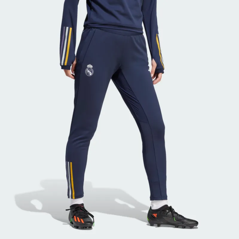 Adidas Real Madrid Knitted Sweatpants Women's Ink Blue-1