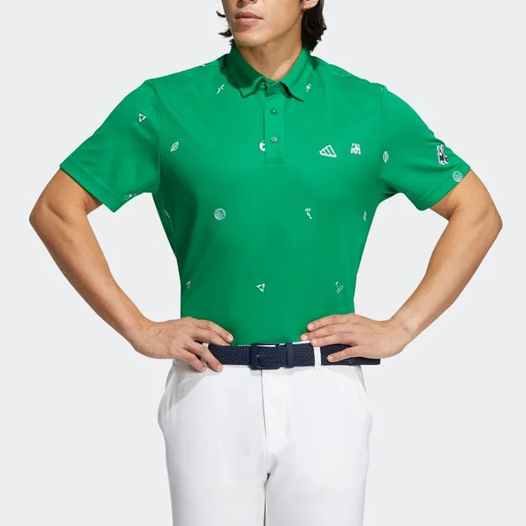 Adidas Polo Shirts Men Green-1
