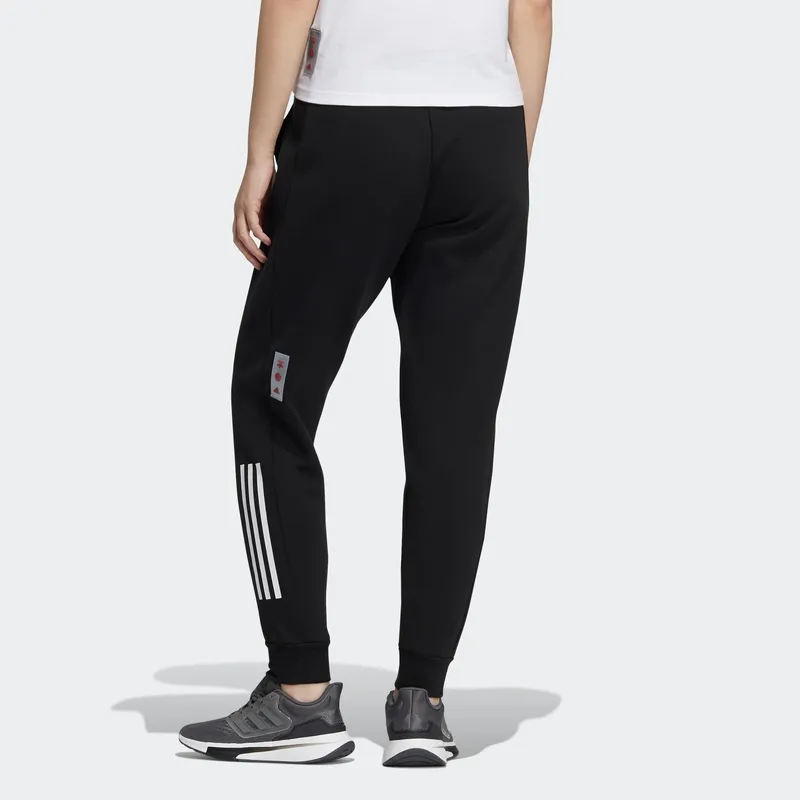 Adidas CNY Collection Knitted Sports Pants Women's Black-4