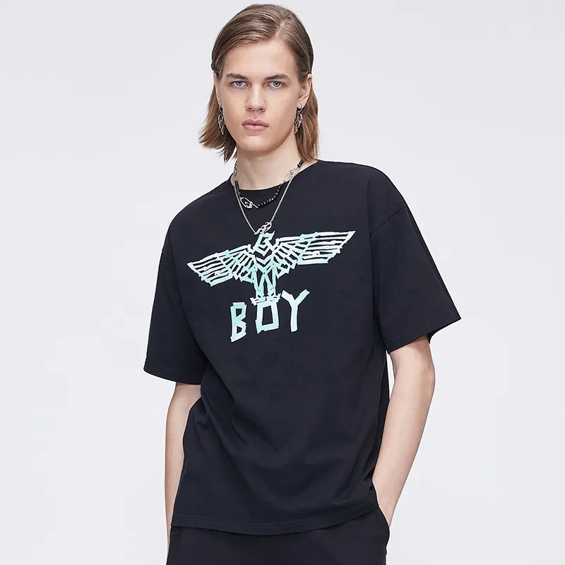 Boy London SS21 Straight T Shirt Unisex Black-6