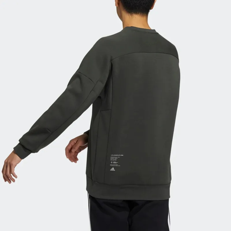 Adidas Sweatshirt Men's Deep Earthy Brown-4