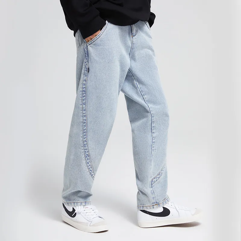 JRs Straight Jeans Unisex Light Blue-4