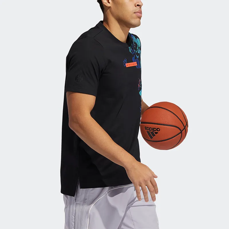 Adidas T-Shirts Men Black-4