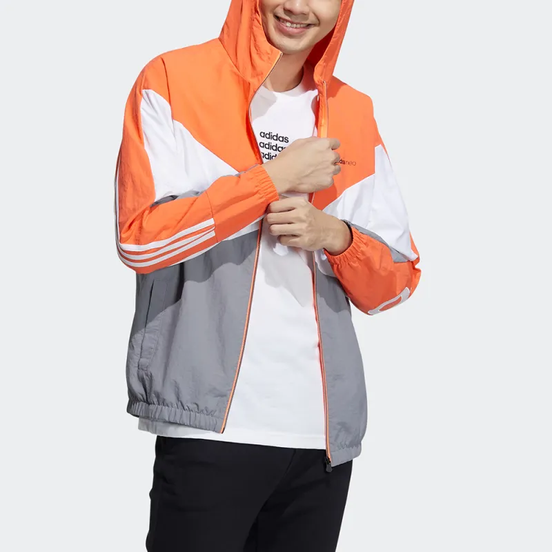 Adidas Neo Jackets Men Orange-4