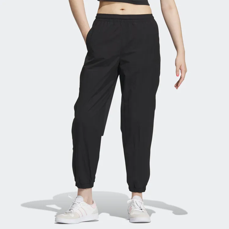 Adidas Neo Knitted Sports Pants Women's Black-1