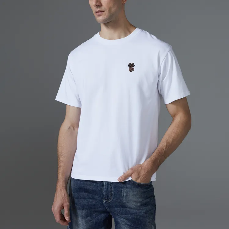 DKNY T-Shirts Men White-4