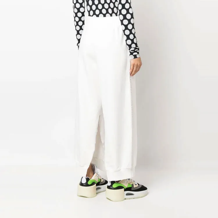 MM6 Maison Margiela Knitted Sweatpants Women's White-3