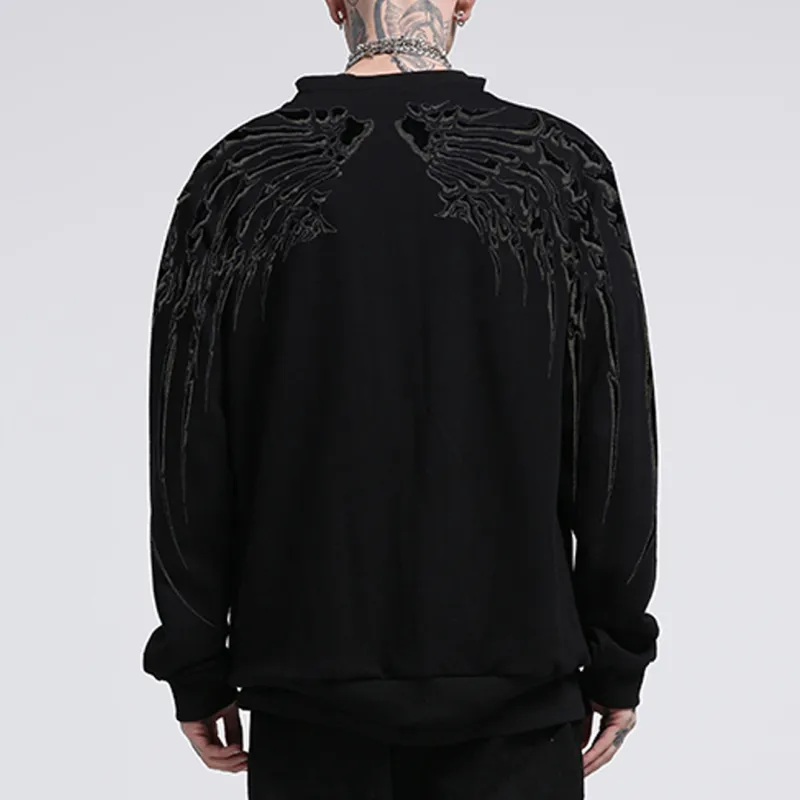 MIRACLE KILL Crew Neck Loose Fit Regular Sweatshirt Unisex-11