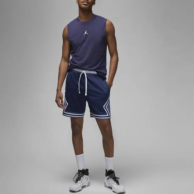 Jordan Dri FITS Casual Shorts Men's Navy Blue-2