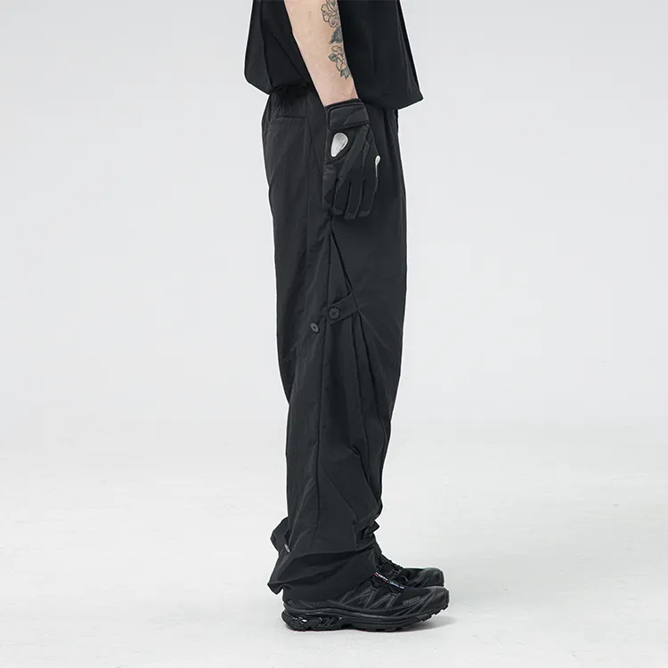ATTEMPT Cargo Pants Casual Pants Unisex Black-5