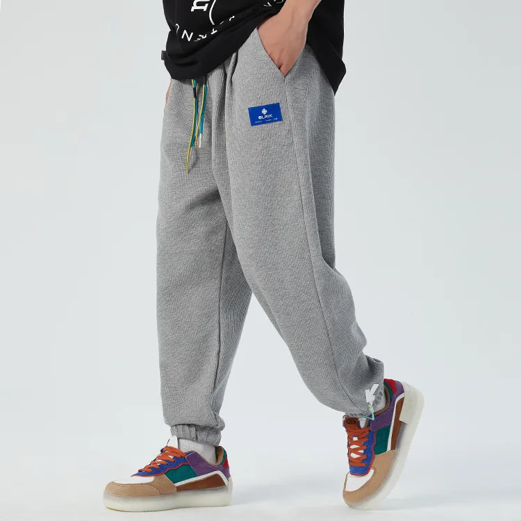 OLRIK Fall Winter Knitted Sweatpants Unisex-8