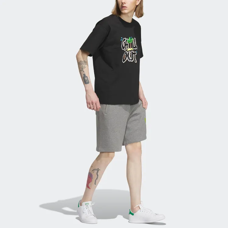 Adidas Originals Sports Shorts Men's Basic Heather Gray-3