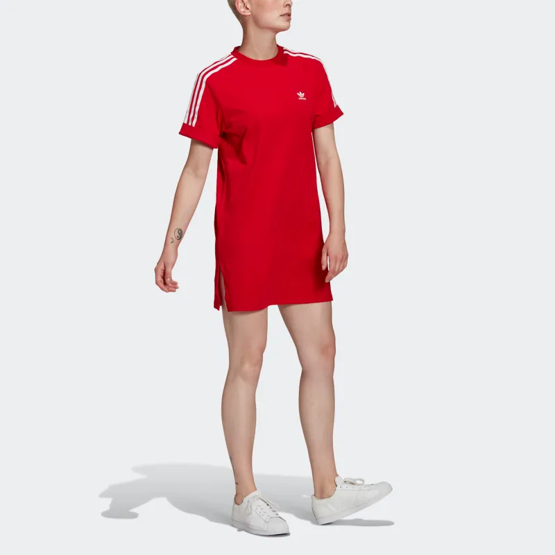 Adidas Originals Short Sleeved Dresses Women's Light Scarlet-3