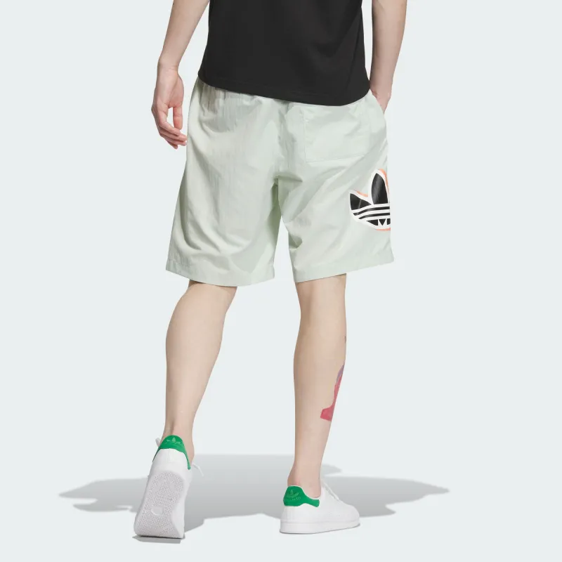 Adidas Originals Y2K GFX Casual Shorts Men Linen Green-2