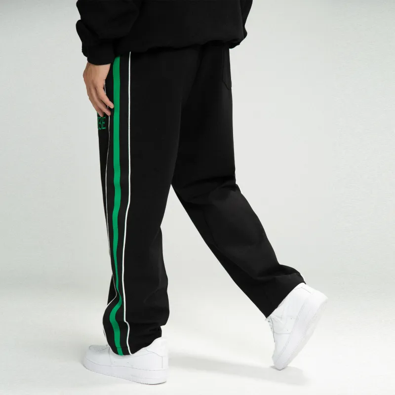 JUST VIBE Casual Pants Unisex Black-4