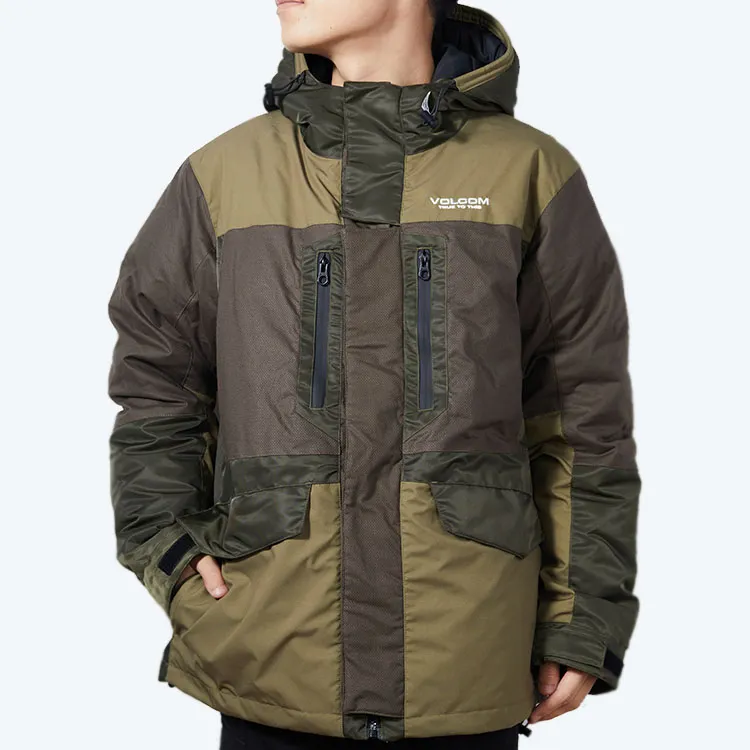 VOLCOM Down Jacket Unisex Olive Green-2