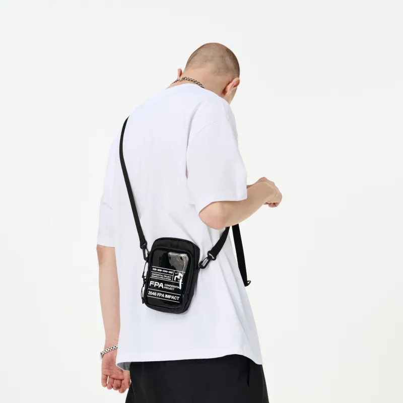 FPA Polyester Crossbody Bag Regular Unisex Black-2