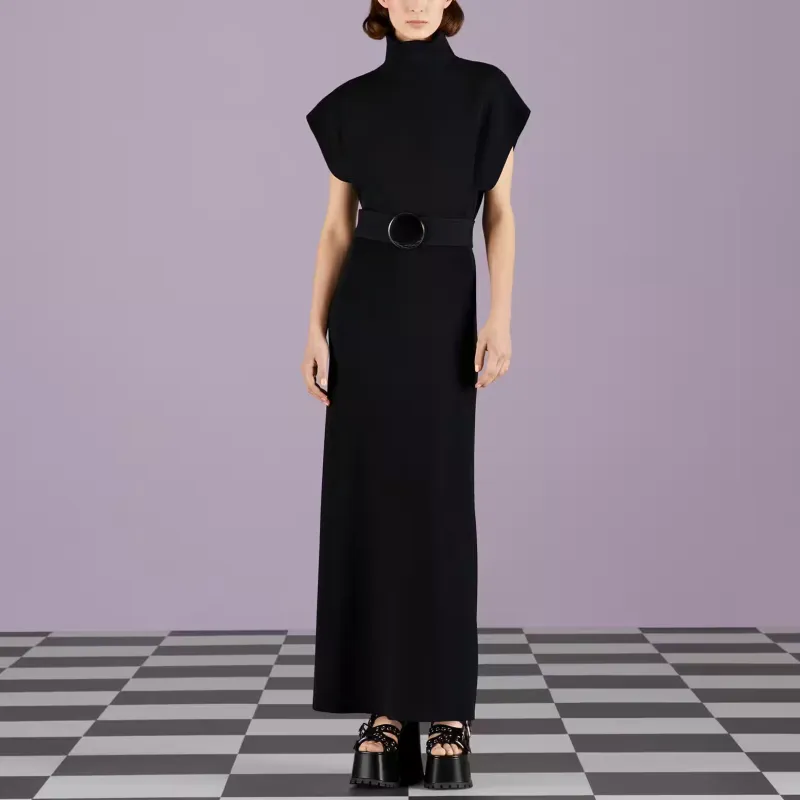 GUCCI Sleeveless Dress Women's Black-1
