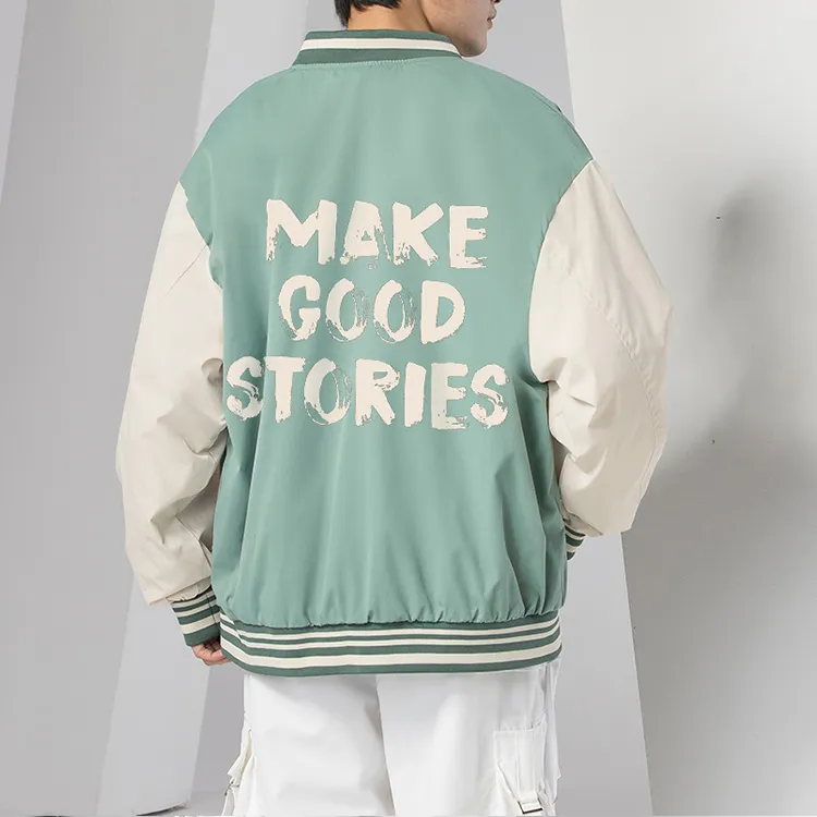 Yvette Thin Baseball Jacket Fall Unisex-14