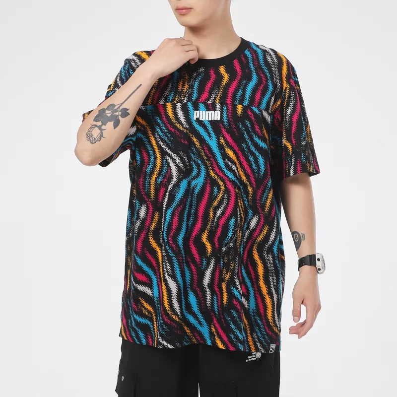 PUMA AOP T Shirts Men Multicolor-2
